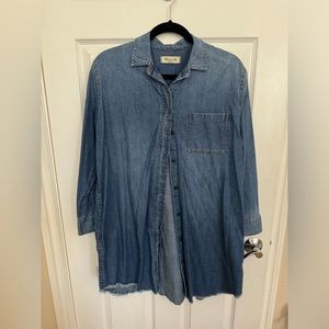 Madewell Blue Denim Dress Size Small